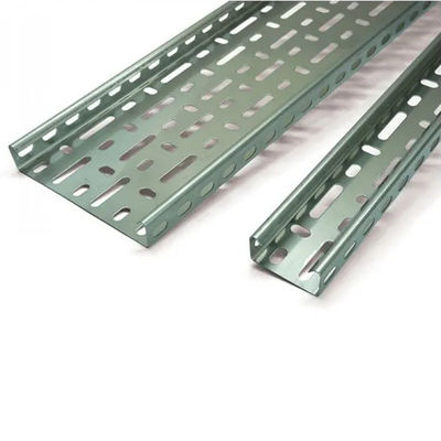 Cavo d'acciaio Tray Ventilated Or Perforated Trough del metallo di anti corrosione