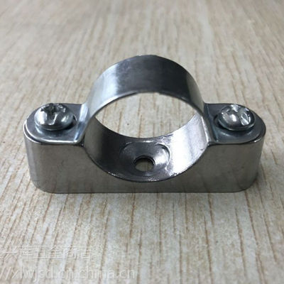 Il metallo della sella 20mm del tubo del condotto SS304 sella l'alta resistenza della corrosione