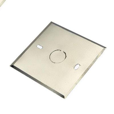 Acciaio inossidabile di anticorrosivo della scatola del metallo elettrico quadrato del coperchio per le poste terminali